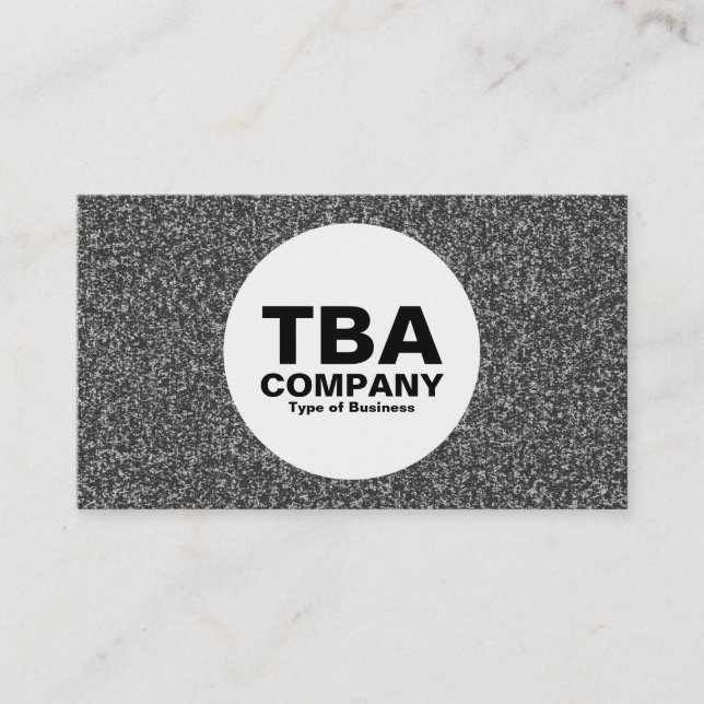 Carte De Visite Cercle - Granite fine (Devant)