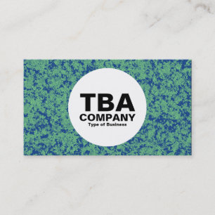 Carte De Visite Cercle - Minéral vert