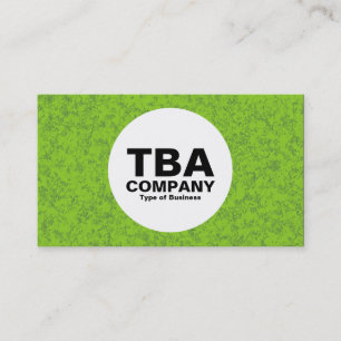 Carte De Visite Cercle - Minéral vert 02