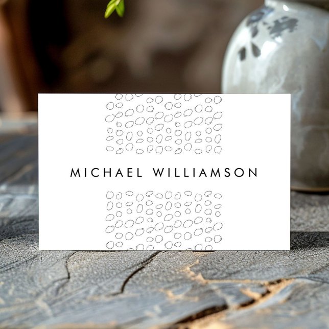 Carte De Visite Cercles de scintillement minimes et modernes du co (Créateur téléchargé)