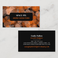 Cercles graphiques orange, Graphic Designer
