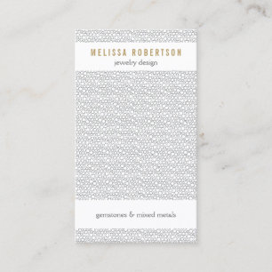 Carte De Visite Cercles gris Motif pour la conception de bijoux