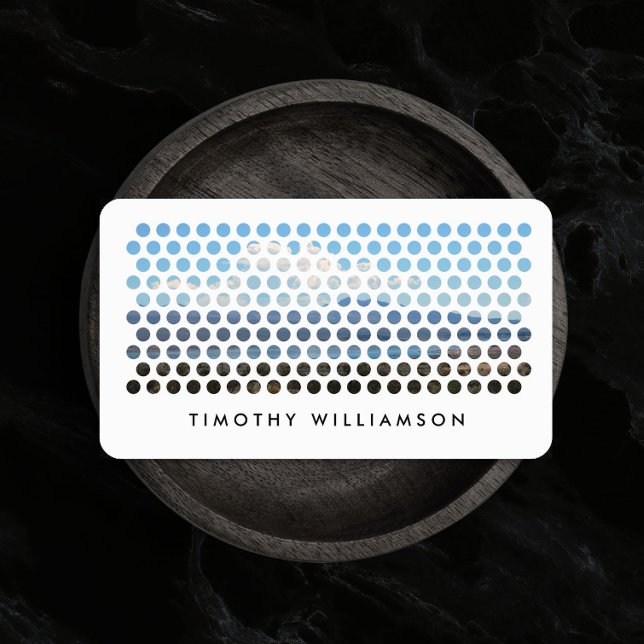 Carte De Visite Cercles photographiques modernes Motif (Créateur téléchargé)