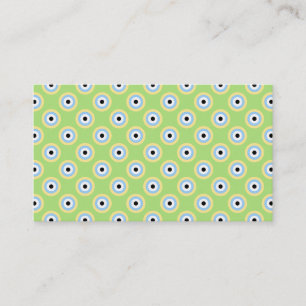 Carte De Visite Cercles verts de combinaison par Shirley Taylor
