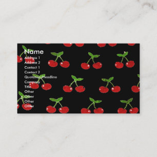 Carte De Visite Cerise 2