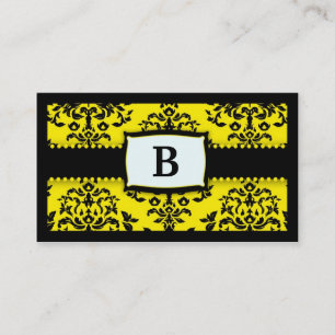Carte De Visite Cerise sur le gâteau de 311 monogrammes - abeille