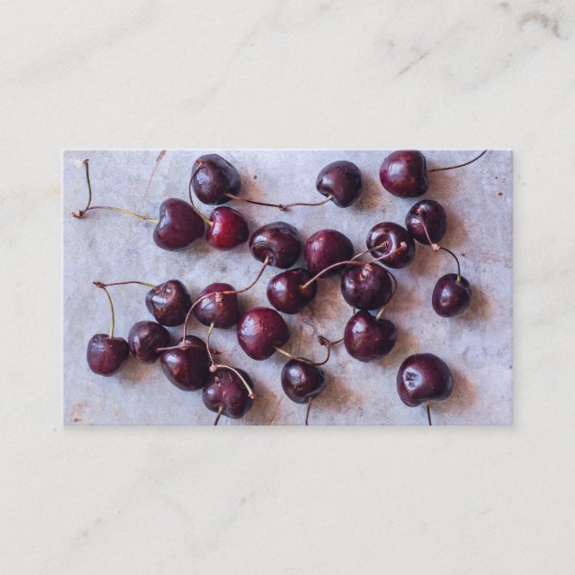 Carte De Visite Cerises (Devant)
