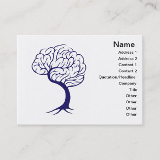 Carte De Visite Cerveau d'arbre