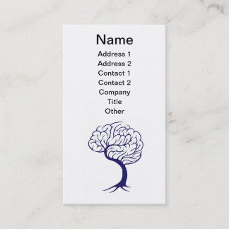 Carte De Visite Cerveau d'arbre