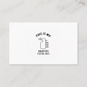 Carte De Visite C'est mon Bagpipe