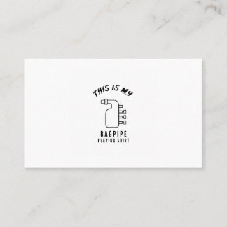 Carte De Visite C'est mon Bagpipe