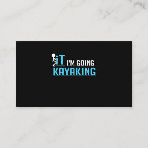 Carte De Visite C'EST QUE JE VAIS Kayak