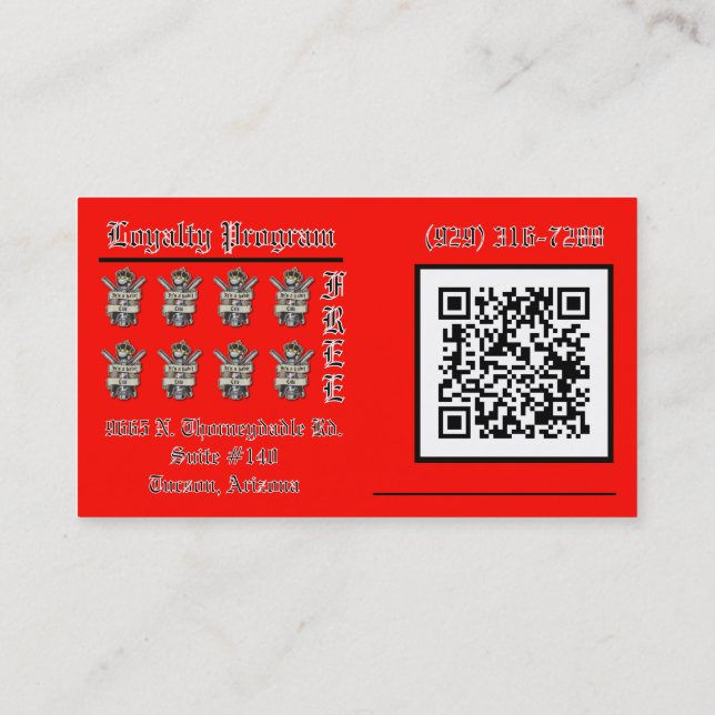 Carte De Visite C'est une habitude (Dos)