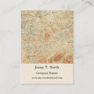 Carte De Visite Chaîne du lac Saranac (lacs inférieur, moyen et su