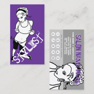 Carte De Visite chaîne vous le long de styliste