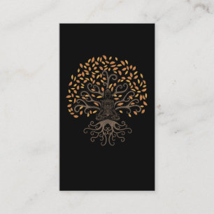 Carte De Visite Chakra Arbre Spirituel Reiki Yoga Méditation