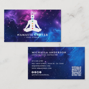 Carte De Visite Chakra moderne guérison/méditation Sociétés et cod