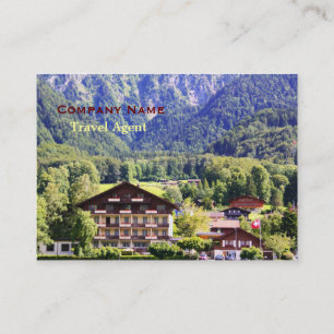 Carte De Visite Chalet suisse