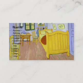 Carte De Visite Chambre à Arles (F482) Van Gogh Art