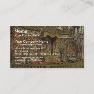 Carte De Visite Chambre à coucher royale, château de