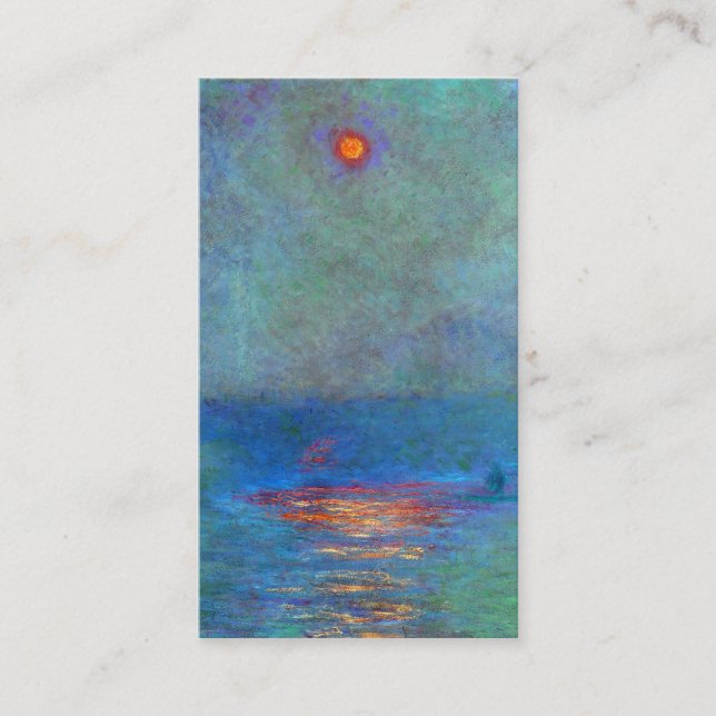 Carte De Visite Chambres du Parlement - Claude Monet (Devant)