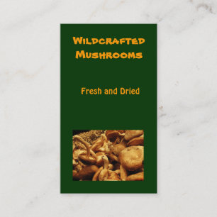 Carte De Visite Champignons