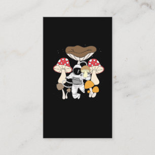 Carte De Visite Champignons psychédéliques de l'astronaute spati