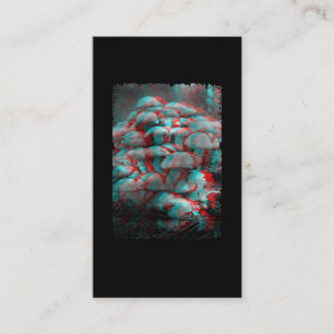 Carte De Visite Champignons psychédéliques Vaporwave Crazy Mind 