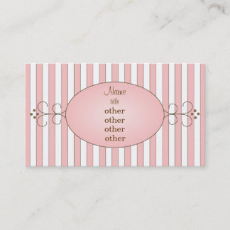Carte De Visite Champs de texte Cupcake-Remade fantaisie