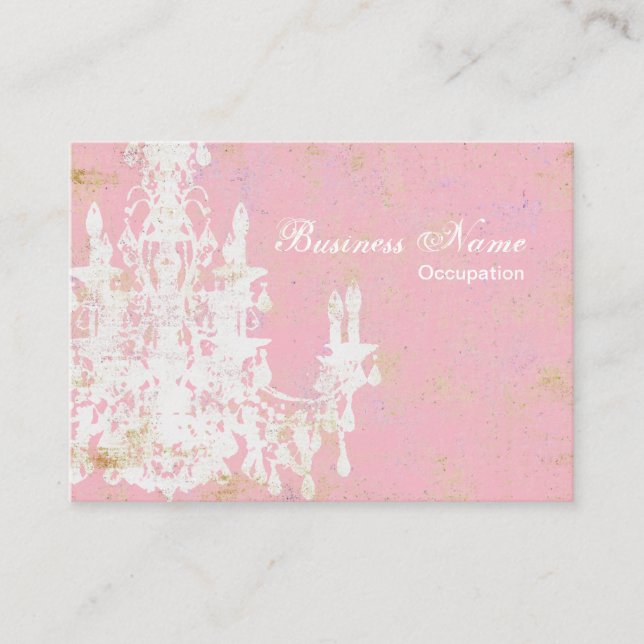 Carte De Visite CHandelier de coco - OPTIONS COULEUR/PAPIER/TAILLE (Devant)
