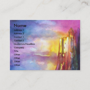 CARTE DE VISITE CHANSON DE ROLAND/ COMBAT DES CHEVALIERS EN TOURNO