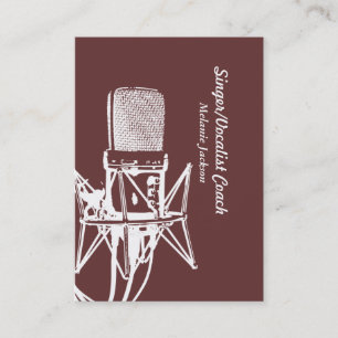 Carte De Visite Chanteur