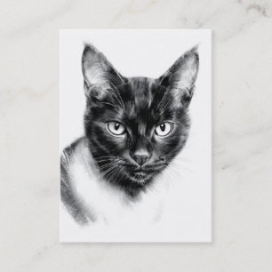 Carte De Visite Charbon de Chat