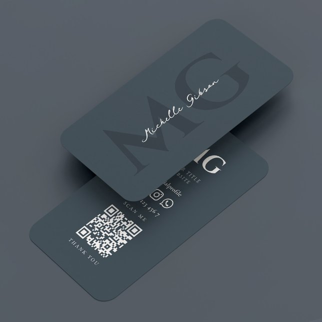 Carte De Visite Charbon professionnel minimal simple (Minimal Professional Charcoal Simple Business Card
)