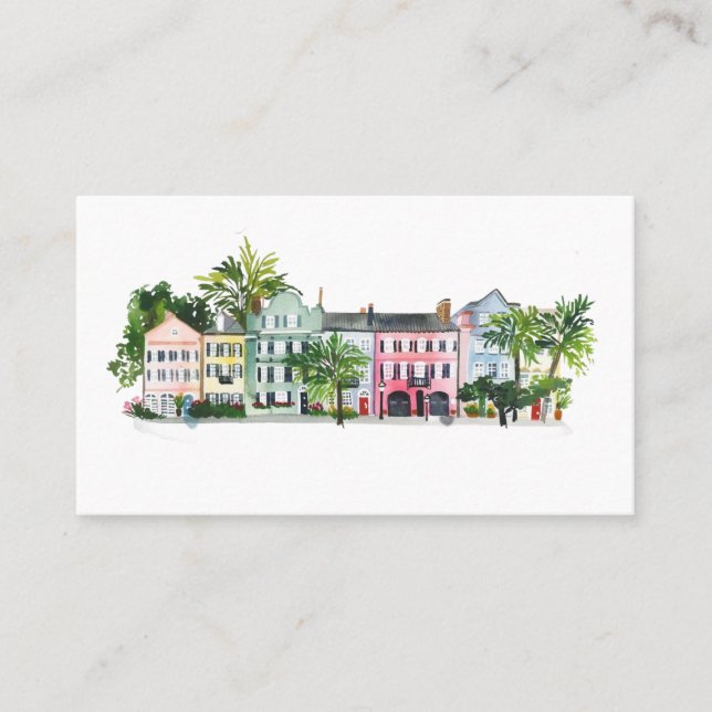 Carte De Visite Charleston Caroline du Sud (Devant)