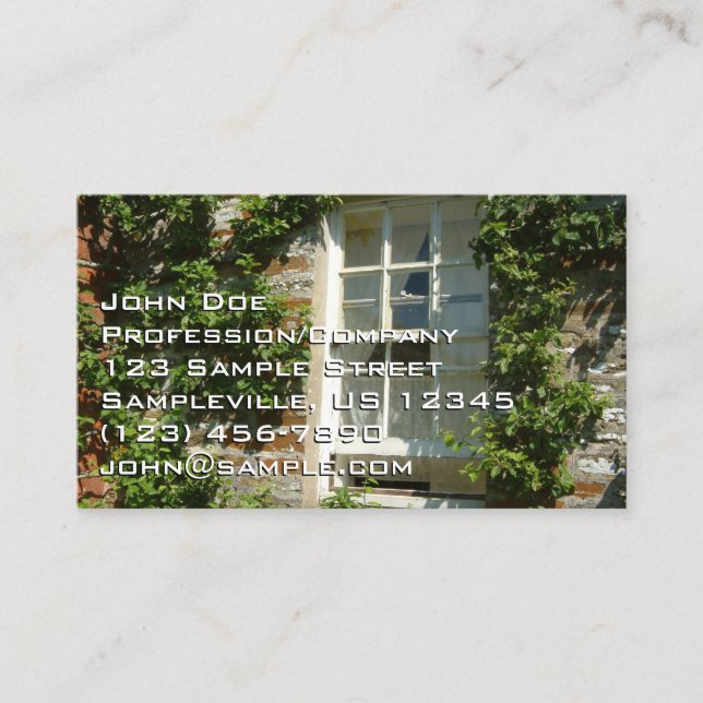 Carte De Visite Charmant cottage anglais I (Devant)