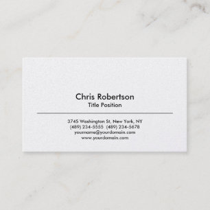 Carte de Visite Charmante Moderne Tendance