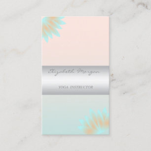 Carte De Visite Charme Professionnel Moderne Fille, Lotus