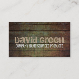 Carte De Visite charpentier de construction vintage de bricoleur