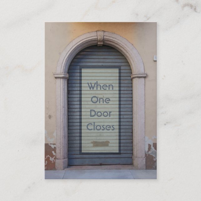 Carte De Visite Chasseur principal, agence de placement d'emploi (Devant)