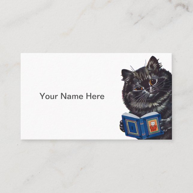 Carte De Visite Chat Funny personnalisable (Devant)
