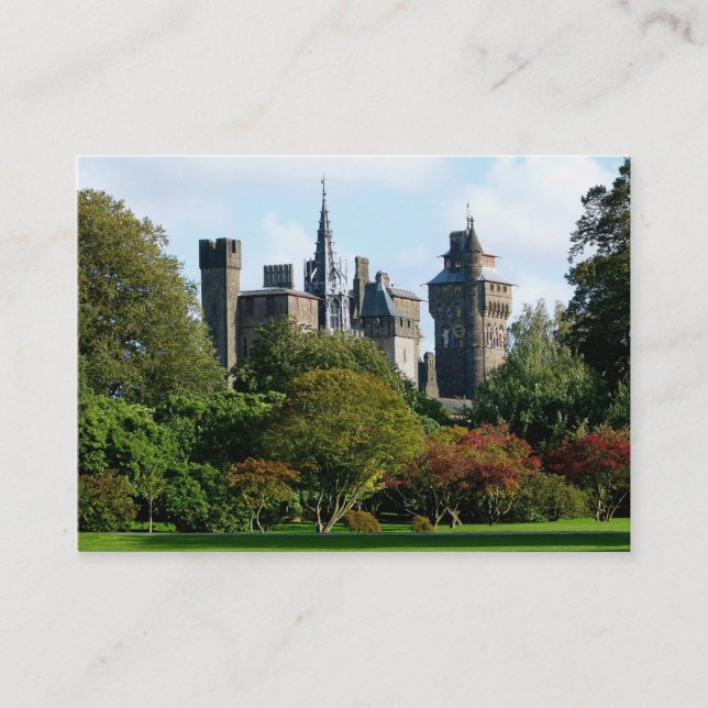 Carte De Visite Château de Cardiff II (Devant)