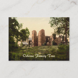 Carte De Visite Château de Wilton, Ross-sur-Montage en étoile,