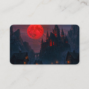 Carte De Visite Château du Sang de Vampire Signet