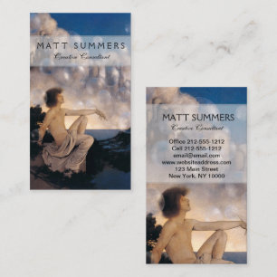 Carte De Visite Châteaux en Espagne de Maxfield Parrish 1904 Fanta