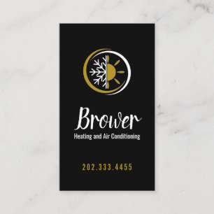 Carte De Visite Chauffage et climatisation, Refroidissement, Répar