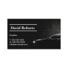 Chauffeur chauffeur de taxi professionnel foncé