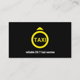 Carte De Visite Chauffeur de taxi Conducteur de taxi Entreprise de