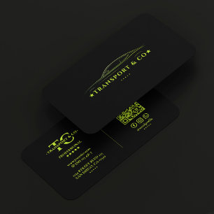 Carte De Visite Chauffeur de Taxi de Transport de Location de Voit