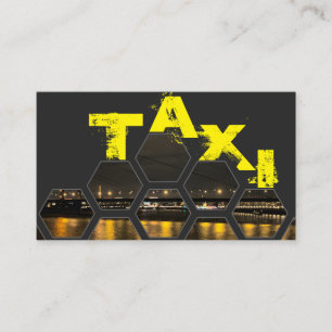 Carte De Visite chauffeur de taxi professionnel